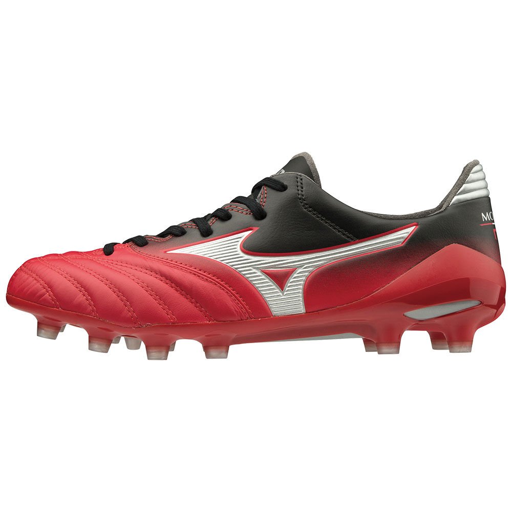 Mizuno MORELIA NEO II MD - Bayan Krampon - Kırmızı/Gümüş/Siyah Türkiye (PIVGRU-586)